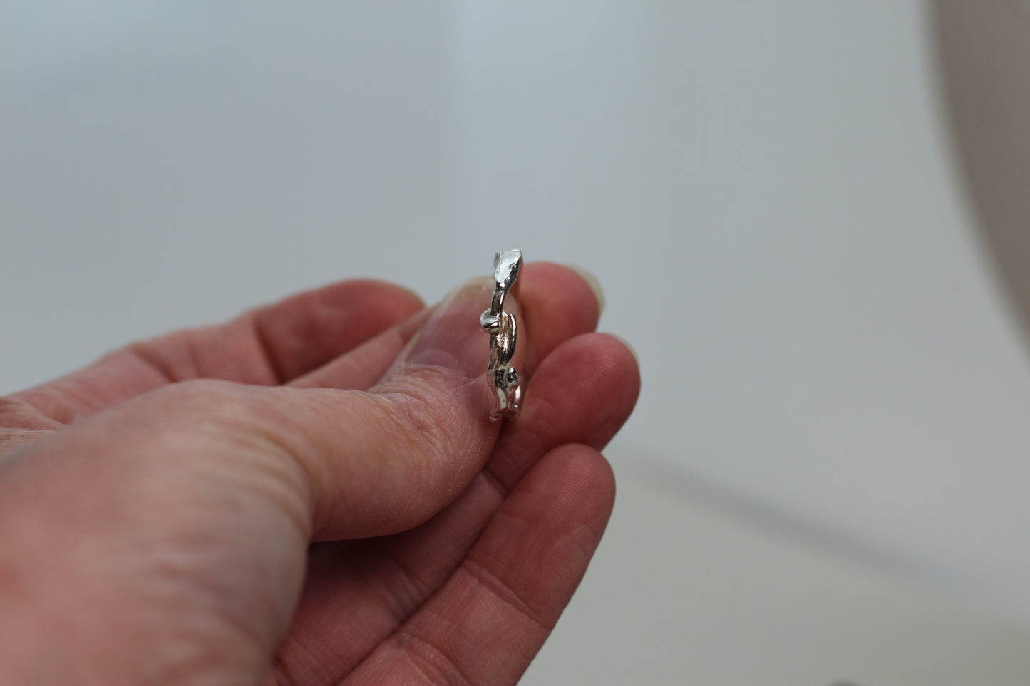 Detail Silber Ring Alpenjuwel