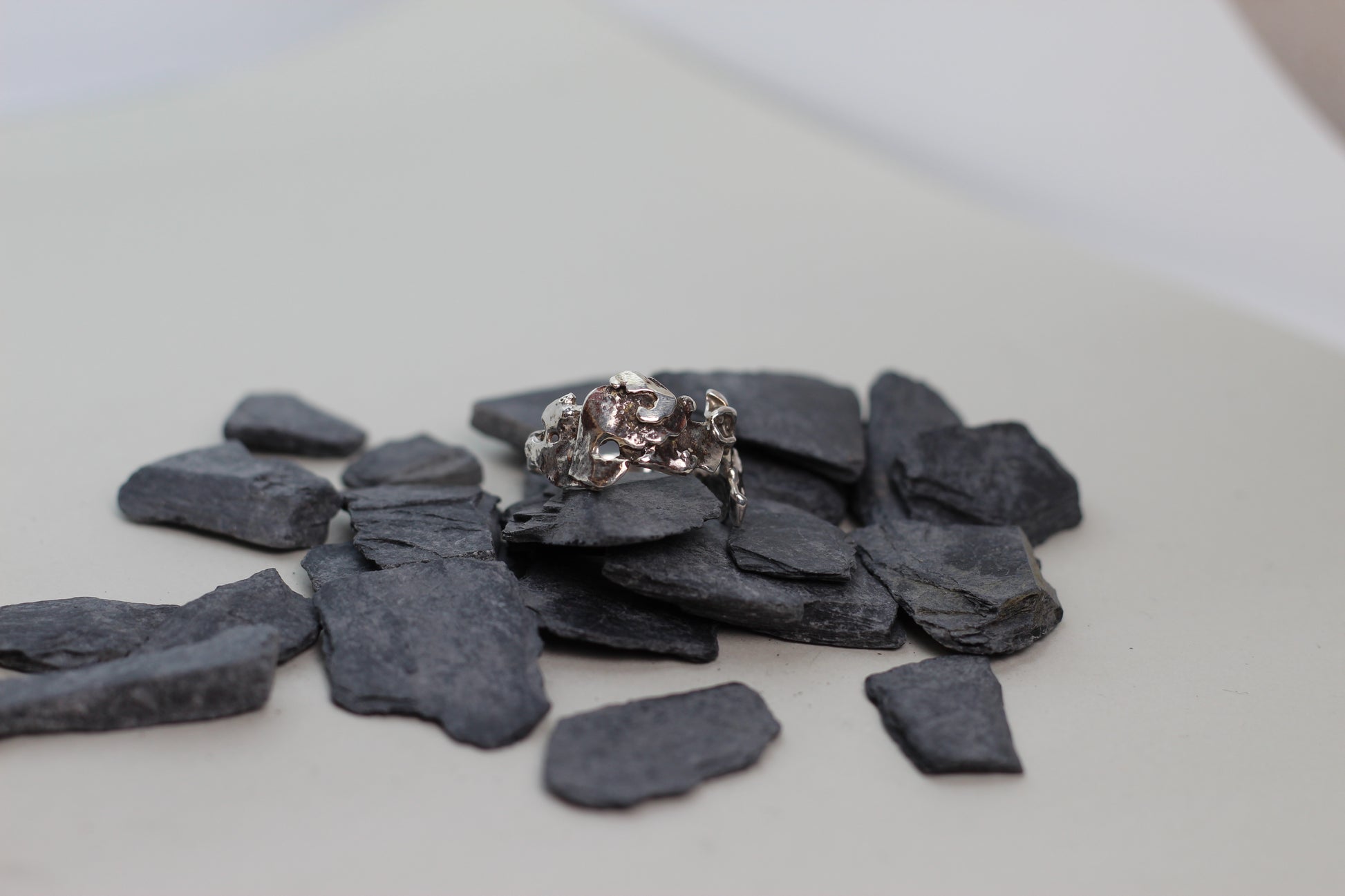 Flechtenring 925 Silber Herrenschmuck Alpenjuwel