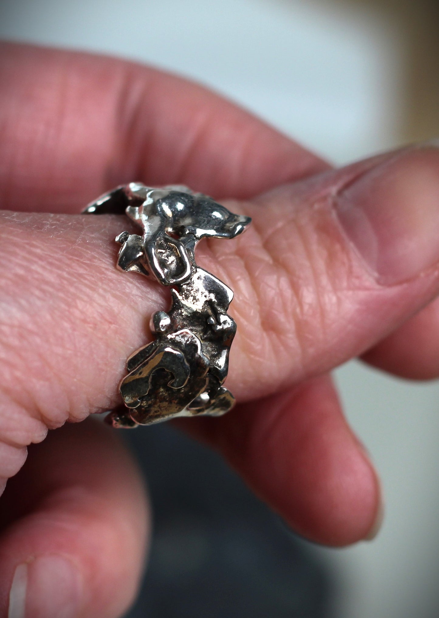 925 Silber Ring Herren