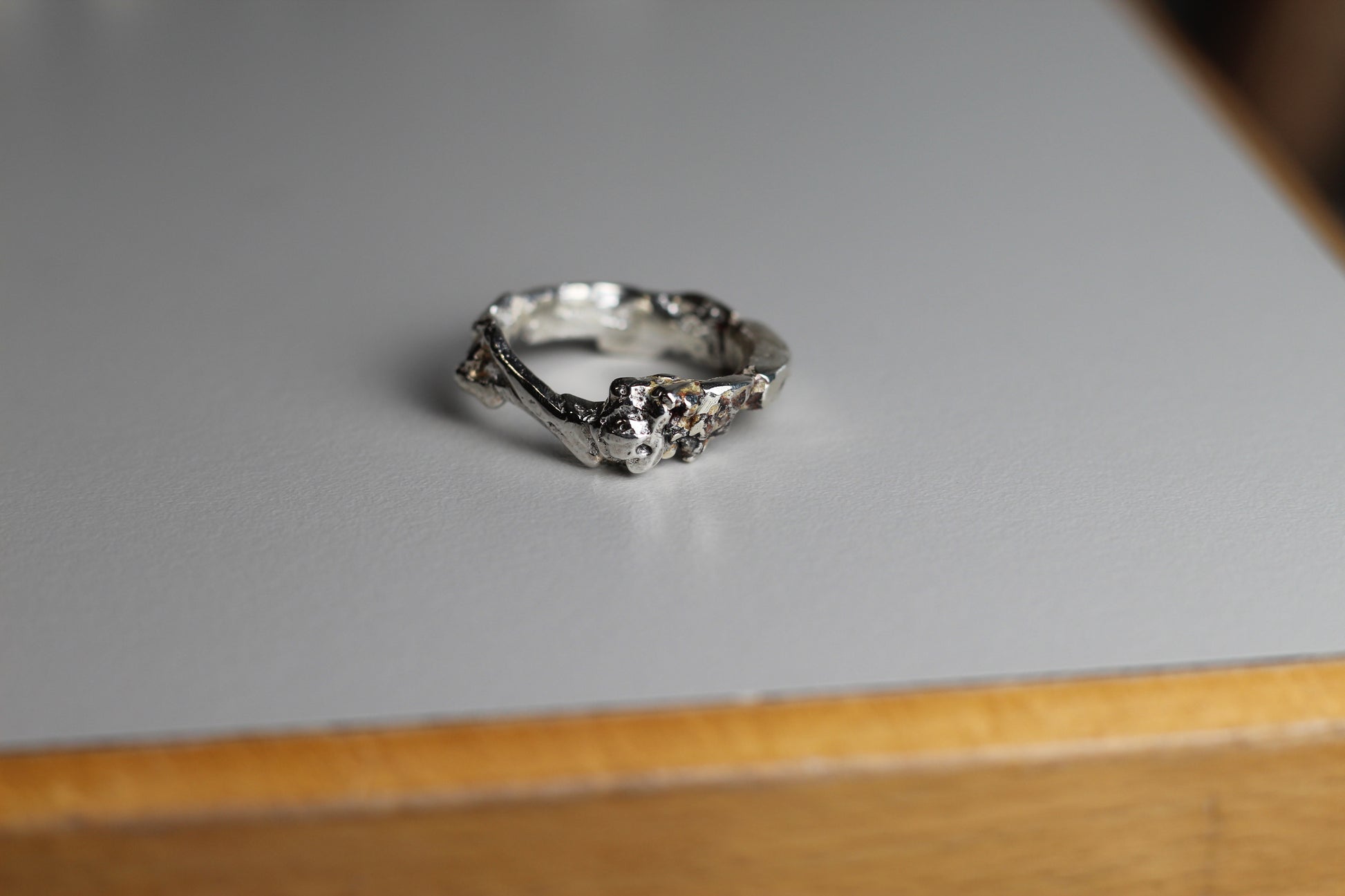 Herrenring 925 Silber handgefertigt