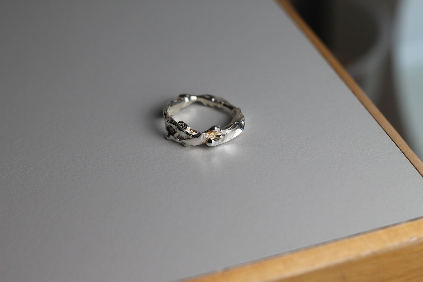 Männerring Silberring mit Patina von Alpenjuwel