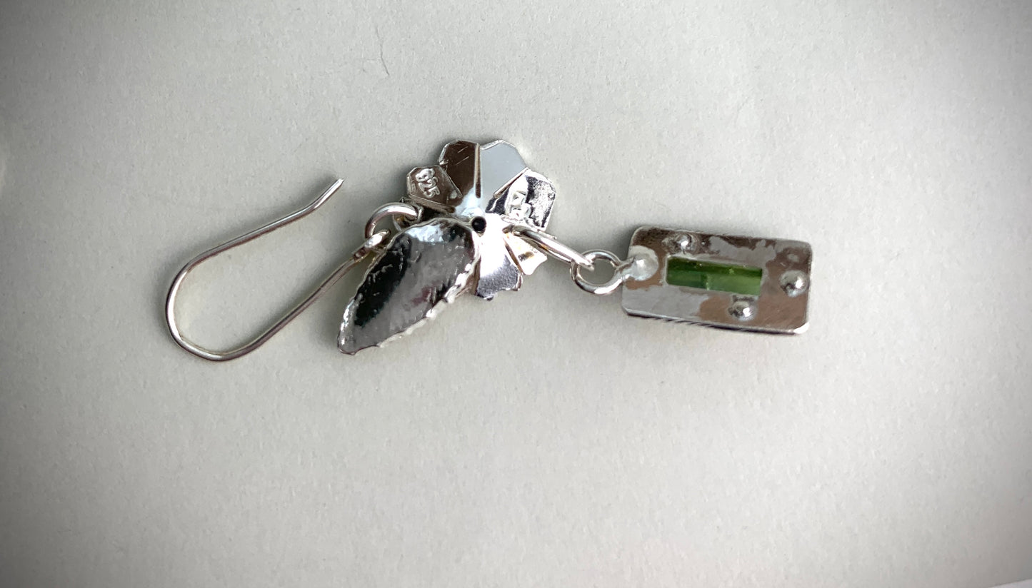 Rückseite Silberschmuck Ohrhänger Alpenjuwel