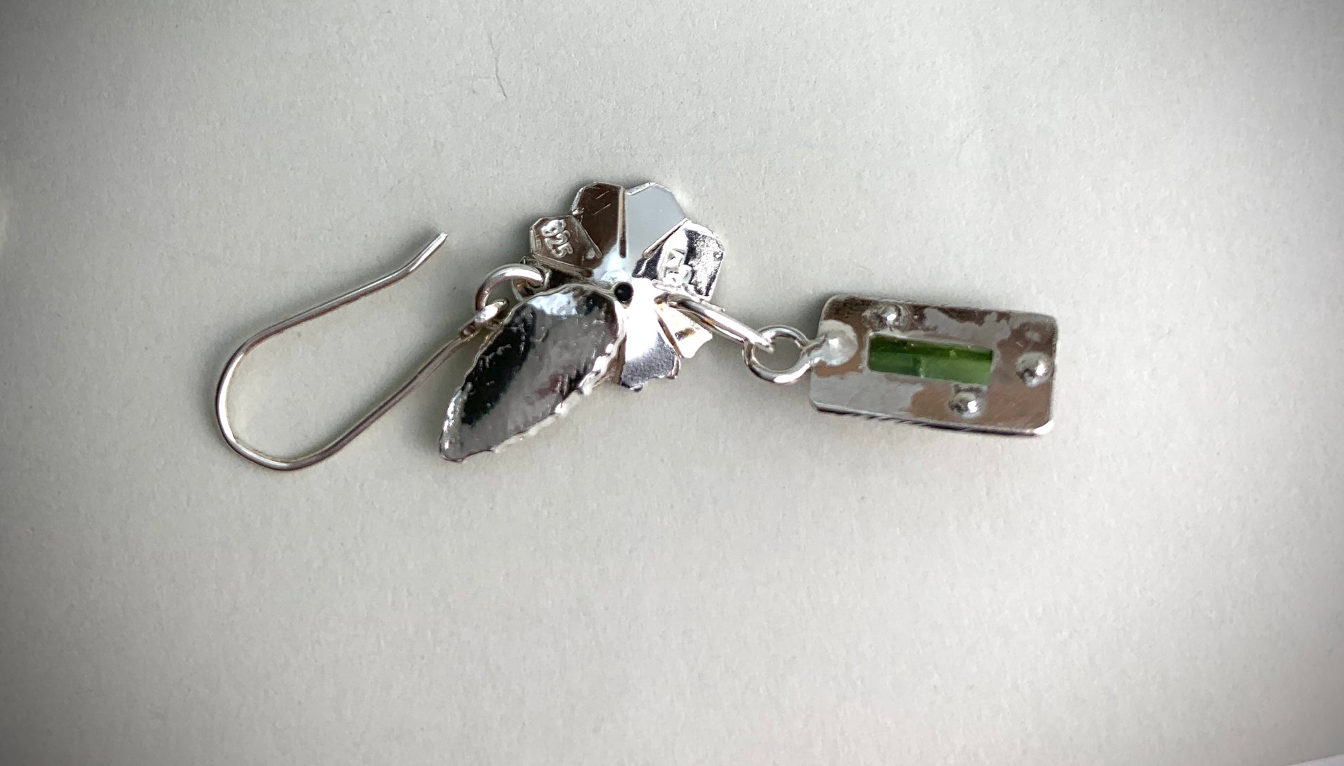 Rückseite Silberschmuck Ohrhänger Alpenjuwel