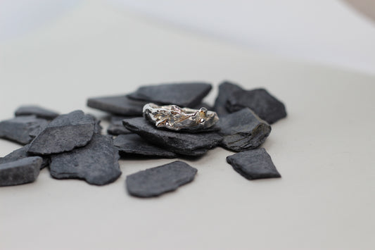 925 Silber Ring mit Patina | Alpenjuwel