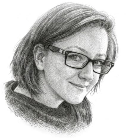 Bleistiftzeichnung Christine Leitner-Roth