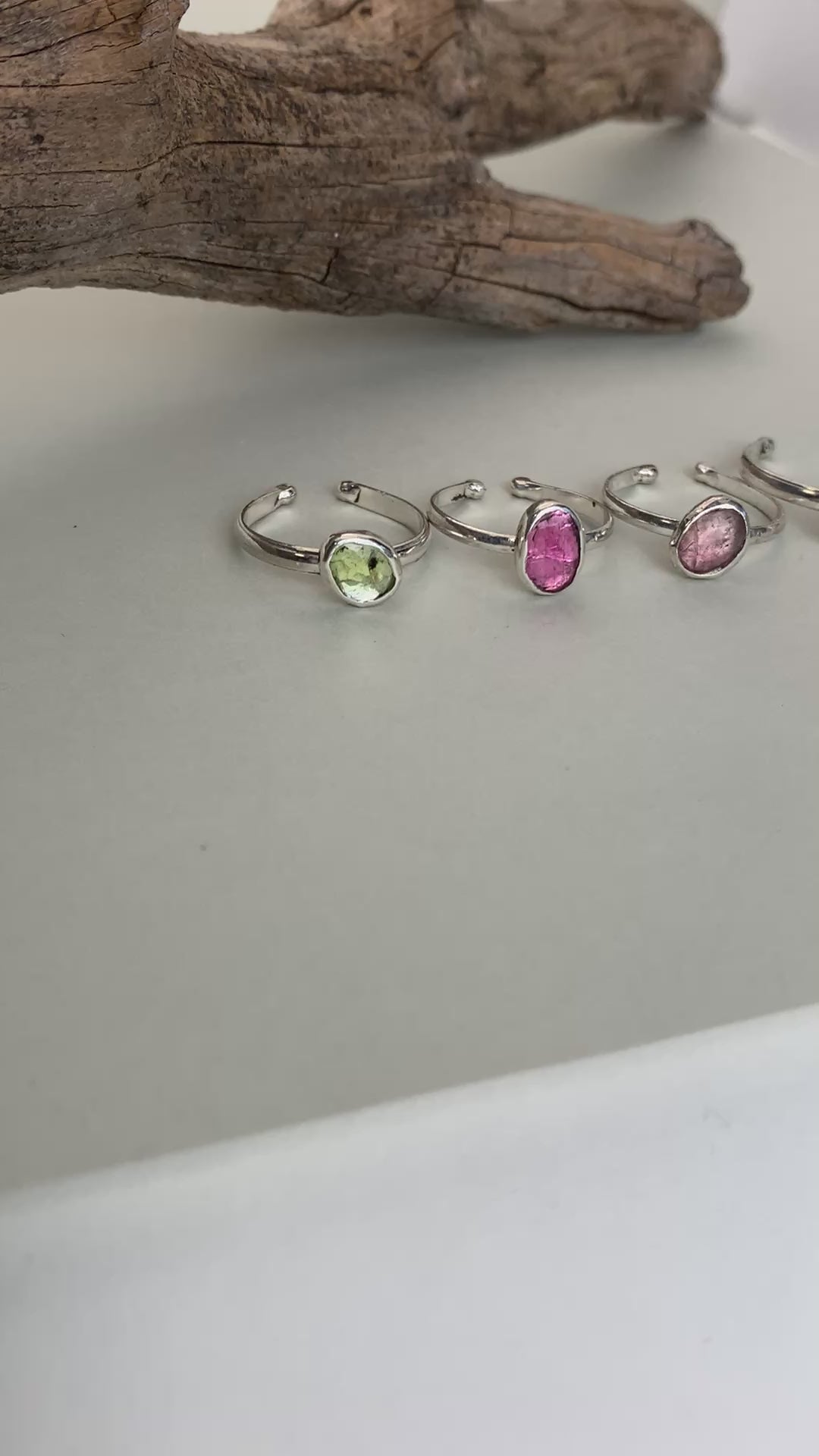 Silberringe Turmalinringe Alpenschmuck Silberschmuck
